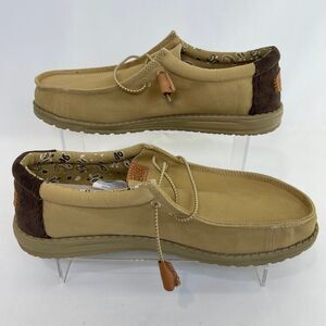 Hey Dude Shoes Men's Wally Workwear Tan | 40165-265 | Men's 11 | NEW